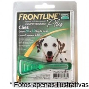 Frontline Plus para cães de 20,1 até 40kg
