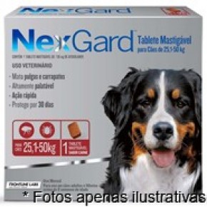 Nexgard Anti pulgas e Carrapatos Cães de 25,1 a 50 kg