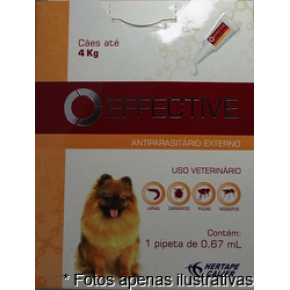 Effective  Para cães até 4 kg