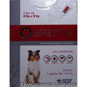 Effective  Para cães de 4 kg a 9 kg