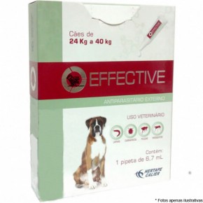 Effective  Para cães de 24 kg a 40kg