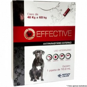 Effective  Para cães de 40 kg a 60 kg