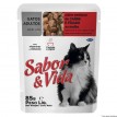 Sabor & Vida Sache Gatos  Adultos Carne e figado 85g
