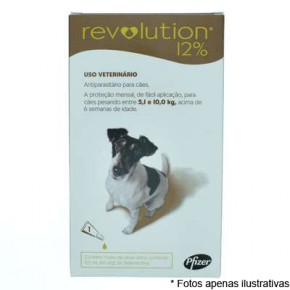 Revolution 12%  para cães de 5,1 a 10kg