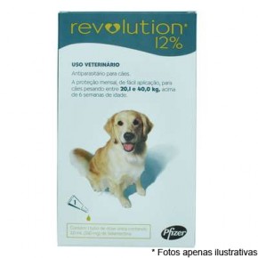 Revolution 12%  para cães de 20,1 a 40kg