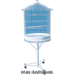 Gaiola Magnum Malha larga c/pedestal