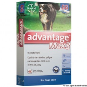 Advantage Max 3  para Cães acima de 25 kg
