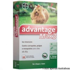 Advantage Max 3 até 4 kg