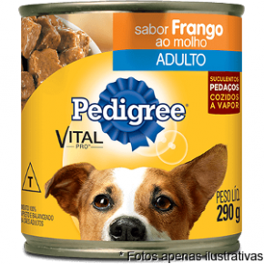 Pedigree Lata sabor Frango p/ cães 280gr