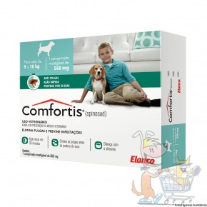 Comfortis  560 mg para cães de 9,1 a 18 kg