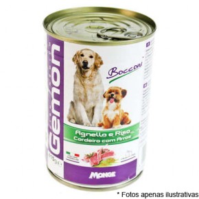 Gemon Lata Cães Adultos Cordeiro e Arroz  415g