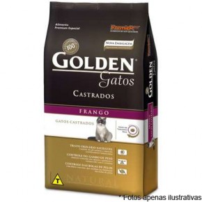 Ração Golden Gatos Castrados Frango 1kg