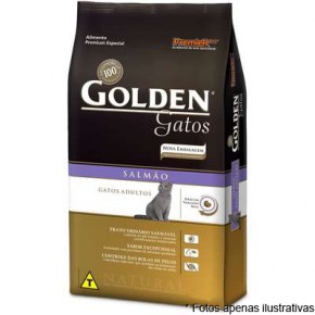 Ração Golden Gatos Adultos Salmão 1kg