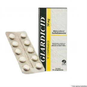 Giardicid 50mg c/10 comprimidos