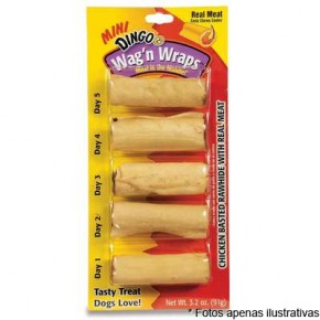 Dingo  Mini Wag´s Wraps 5 unidades 91g