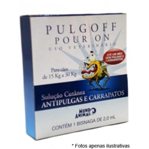 Pulgoff Pour On Para cães de 15 a 30kg
