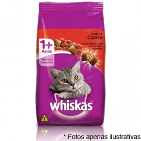 Ração Whiskas sabor carne 500kg