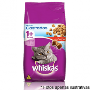 Ração Whiskas Gastos Castrados 500gr