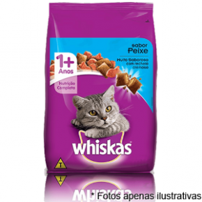 Ração Whiskas sabor peixe 500g