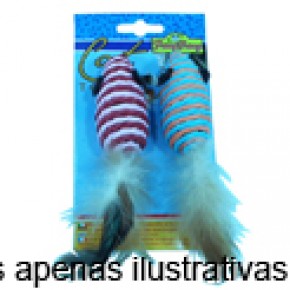 Ratinho de Corda para gatos Cartela com 2