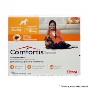 Comfortis  270 mg para cães de 4,5 a 9 kg