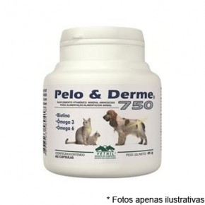 Pelo & Derme 750 - 60 cápsulas - 90g