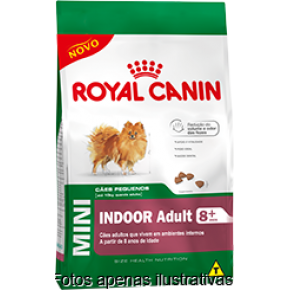Ração Royal Canin Mini Indoor Adult 8+ 1kg
