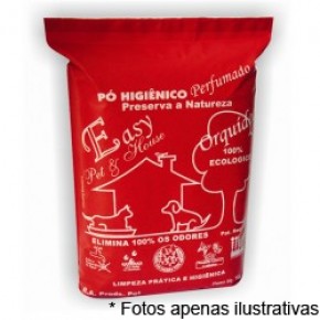 Easy Pet & House Pó Higiênico Orquidea  - 1kg(Eliminador de odores)