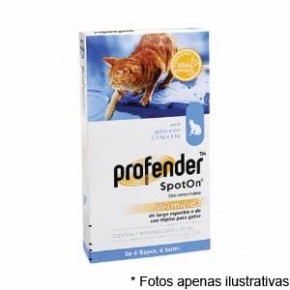 Profender Spot on para gatos de 2,5kg a 5kg